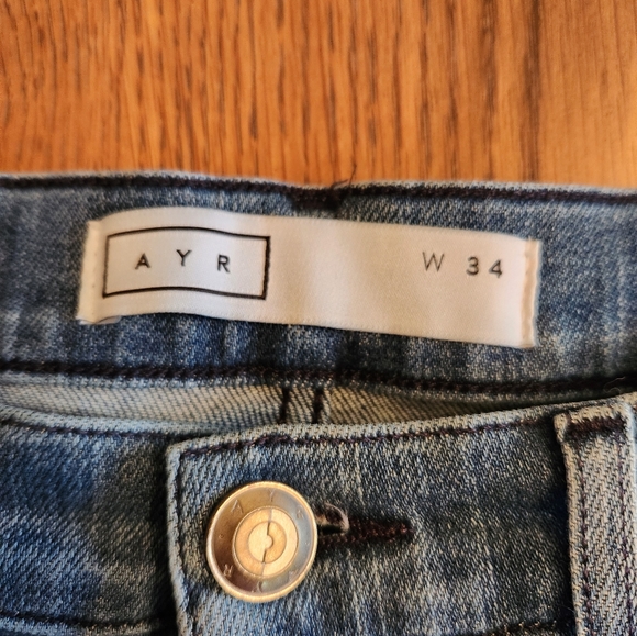 AYR Women's Straight Leg Jeans 34 - Picture 4 of 7